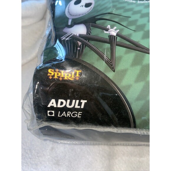 Jack Skellington Suit Spirit Halloween Adult Mens Costume L Christmas Tom Burton - Picture 3 of 3